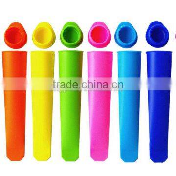 Silicone Ice Pop Maker Molds and Freeze Pop maker with lids