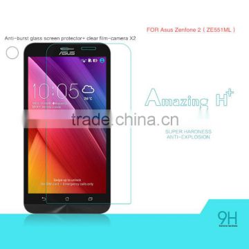 9H+ Tempered Glass Protector Screen For Asus Zenfone 2(ZE551ML/ZE550ML)