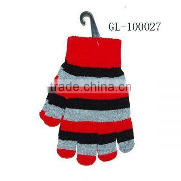 Fashion ladies glove, warm winter gloves, high quality knitting gloves