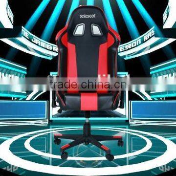 executive ripple black leather office chair/new design hot sell Gaming Racing Office Chair/New Stylish blue leather office chair