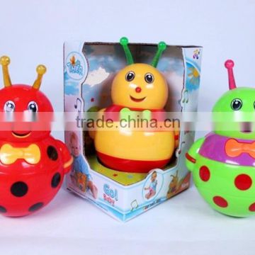 egg shape roly poly bee shape music/ light / circle