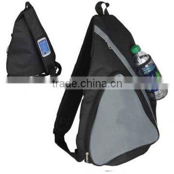 Fashion polyester leisure sling backpack