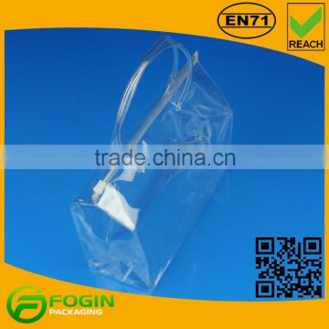 Custom Large Waterproof Cheap Transparent Plastic PVC Beach Bag