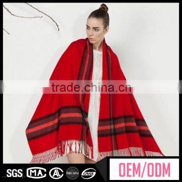Factory Directly Striped Scarf, Plain Twill 100% Wool Scarf, New Fashion Designed Scarf photo-5