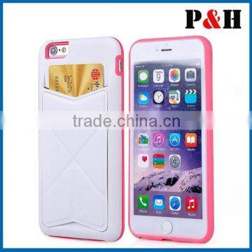 Mobile Phone Case for Iphone 6 Credit Card Leather Back Cover Case for Iphone 6 photo-6