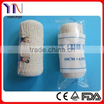 cotton crepe elastic bandage 10cm CE FDA Certificated Manufacturer