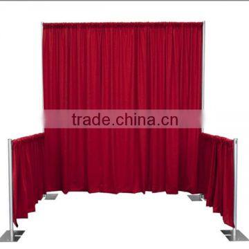 Portable photo booth pipe and drape for backdrops