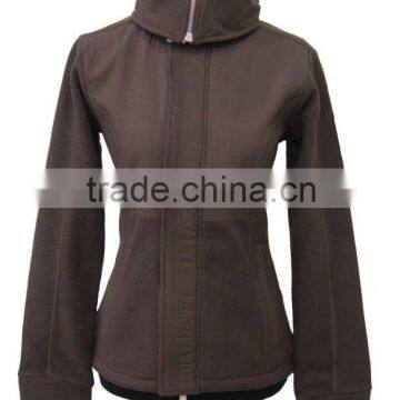 Ladies Fleece Jacket with Inside Fluff Fleece