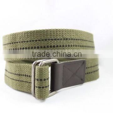 Colorfu Army belts Cotton belts webbing belts with double D bukcle fabric belts