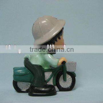 Postman With Motorcycle Saving Box photo-3