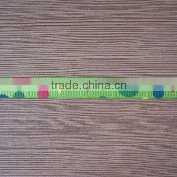 pattern printed grosgrain ribbon