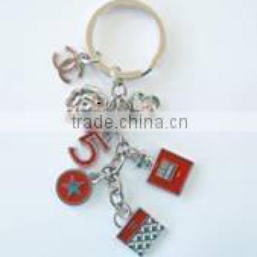 Red Color Zinc Alloy Bag Pendant