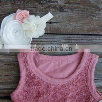 Handmade Baby Girls Evening Dresses Pink Flower Girl Dress Boutique High Quality Kids Dresses Flower Girl Dresses photo-3