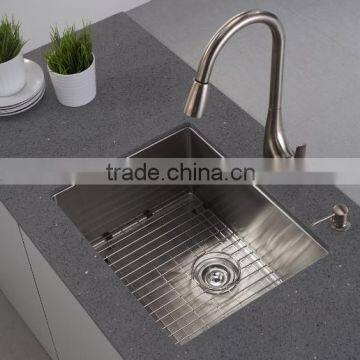 2016 New Design Undermount Stainless Steel Single Handamde Kitchen Sink photo-6
