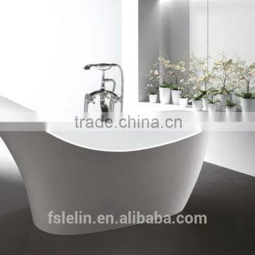 LELIN man-made stone luxury bathtub solidsurface bathtub freestanding bathtub LOE006