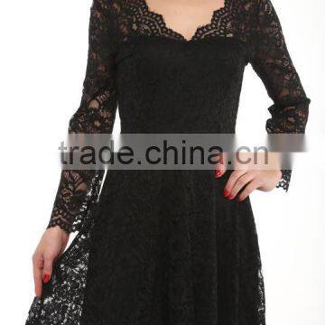 lace dresses with long sleeves from Turkey