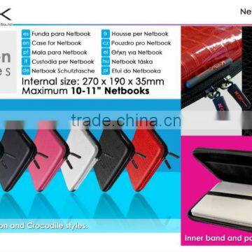 K-OK Zipper PU Notebook cases with EVA interlayer, exported to EURO