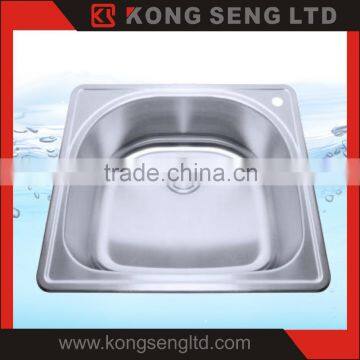 High quality 304 Stainless steel kitchen sink Deep draw Topmount sink -KS-TM-A73-6