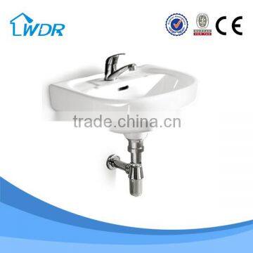 Hand washing round porcelain wall solid Surface Sink