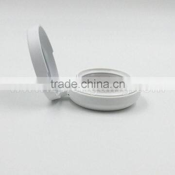 15g Round Black Compact Powder Case, Double Layer Cosmetic Compact Powder Box for Solid Perfume photo-3