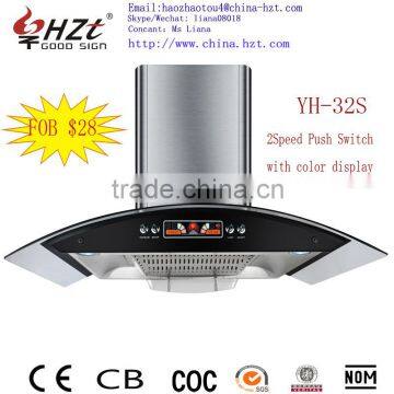 Cheap Price Wall Mounted Red Color Range Hood /kitchen Hood/cooker Hood photo-5