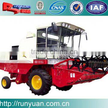 4lz-5 rice paddy tractor combine harvester 5kg/s full feeding amount