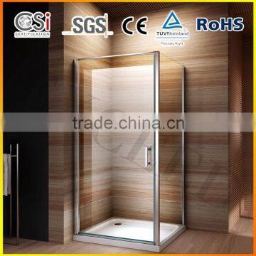 Square corner shower enclosure 6mm glass