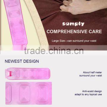 long hot water bottle pvc back belt high quality made in China