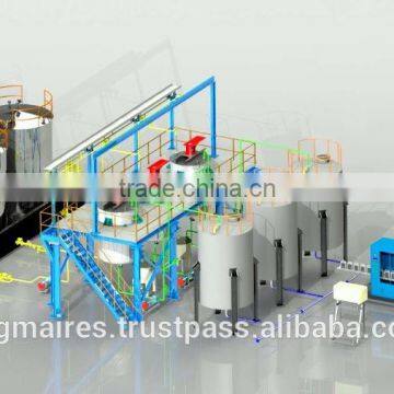 Machine for making lubricants