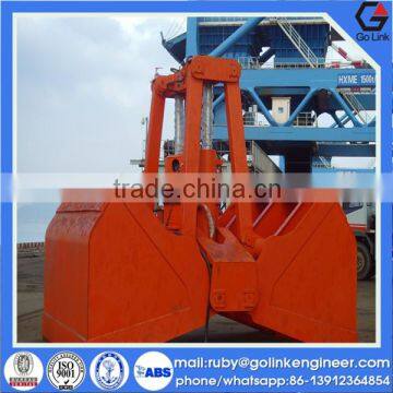 widely used high quality ABS CCS BV certificate crane electric hydraulic clamshell grapple used for crane