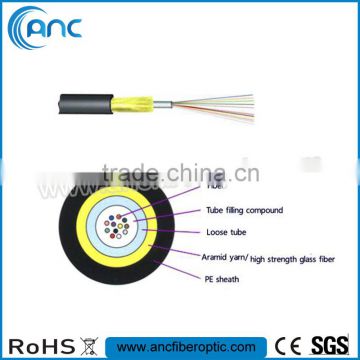 Unitube Non-metallic Micro Cable/Jet 2/6/8/12/24/36/48 Core Fiber Optic Cable