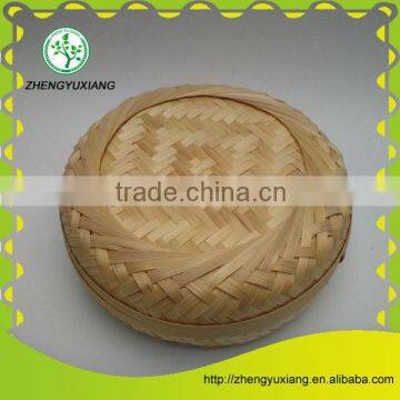 Bamboo woven candy tea cake box with lid