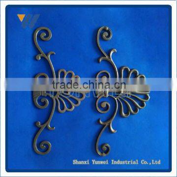 Decorative Powder Coated Wrought Iron Gate Ornaments Fence Spears/Temporary Picket Fence photo-2