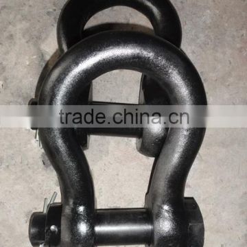 Qingdao port black customized anchor shackle manufacturer