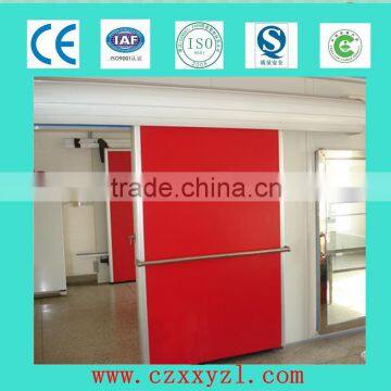 100mm door leaf cold store room sliding door with pu panel