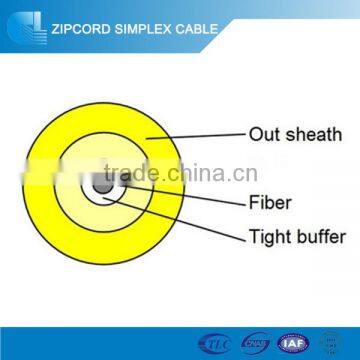 Indoor SImplex GJFJV 3mm plastic fiber optic cable