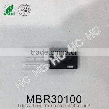 Original MBR30100 Schottky barrier rectifier diode 30A 100V TO-247