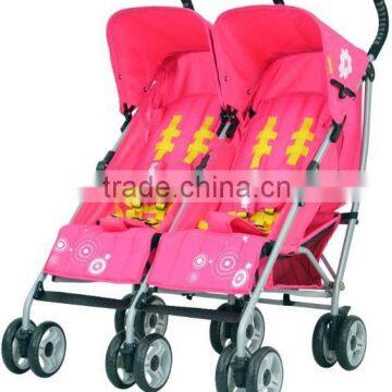 2015 Europe Hot sale Double seat/Twins Baby Pushchair/ Stroller