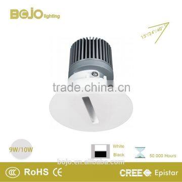 Epistar Chips High Lumen 80Lm/W 10W adjustable Downlight