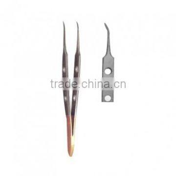 Stainless Steel Fishing Tweezers Half Gold Coated Handle Quality Fishing Tools