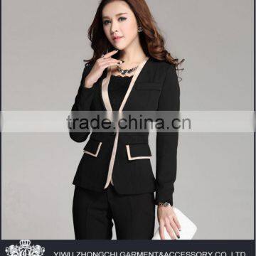 contrast edge fancy pant suits