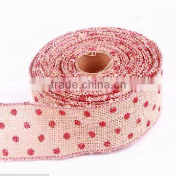 Fashion Natural Burlap Ribbon Wholesale ,diversity Burlap Ribbon Hot Selling