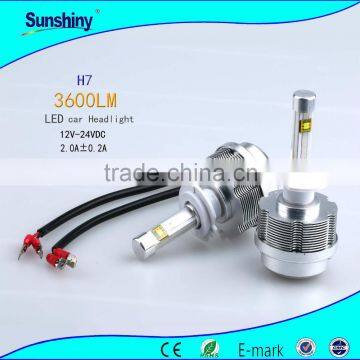 New selling 30w 3600 lumen h4 h13 9004 9007 led car headlight kit, 9005 9006 led headlight kit, h8 h7 led headlights