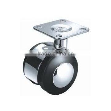 High quality Flat Zinc Alloy heavy duty caster wheel