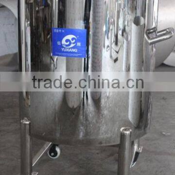 1000L/220galon transport round stainless steel storage tank