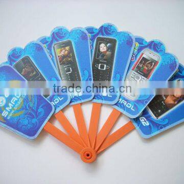 OEM Plastic folding hand fans,mini pp fans, good quantity plastic fan