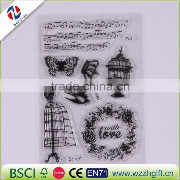 funny clear stamp