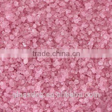 Wholesale decorative glass sand with plastic bottle packaging