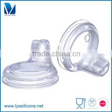 Custom FDA Approved BPA Free Perspective asymmetrical Extra Easy sip Silicone Spout For Sippy Cup