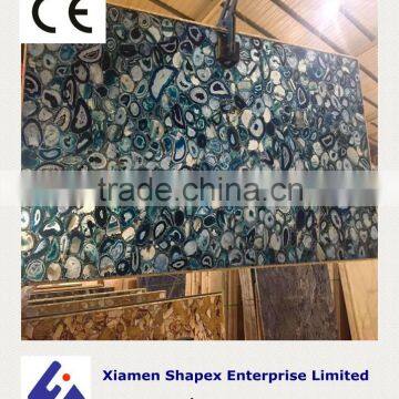 Artifical Blue Agate Marble Stone With Superior Quality photo-2